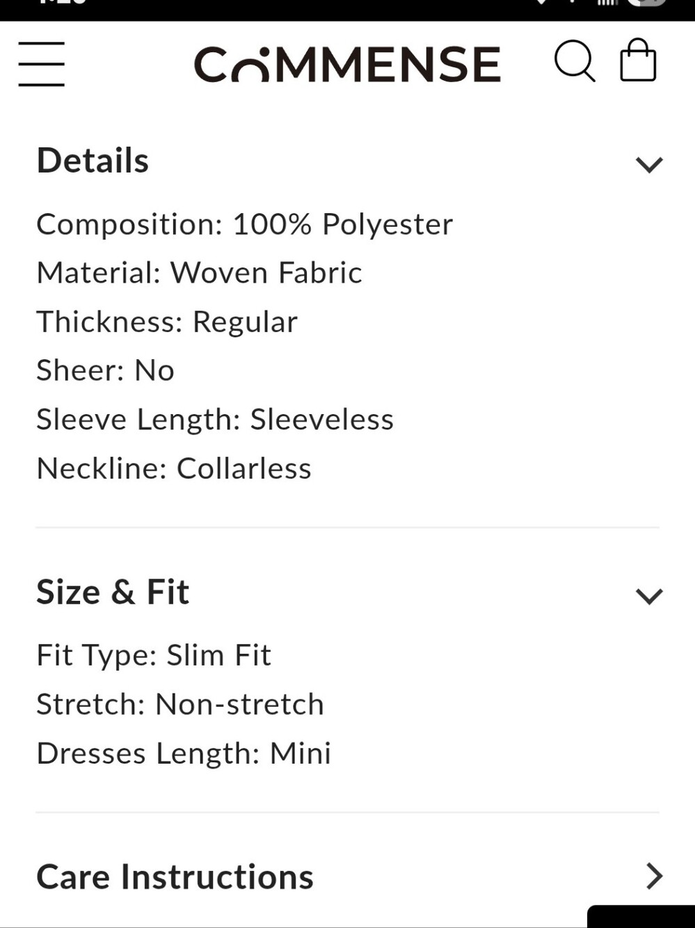 Commense Green & White Abstract Cutout Halter Mini Dress - Picture 3 of 5
